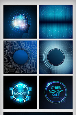 电器数码电子产品淘宝天猫主图背景素 智能电子产品的技术开发与视觉呈现